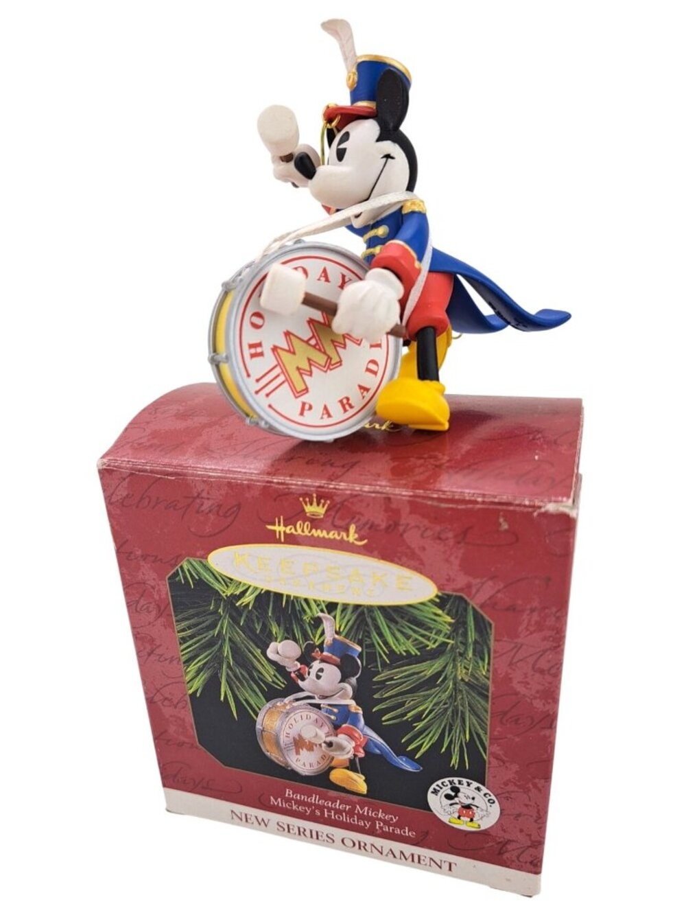 Vintage Hallmark Keepsake Ornament 1997 Bandleader Mickey Mouse Holiday Disney - Picture 3 of 11